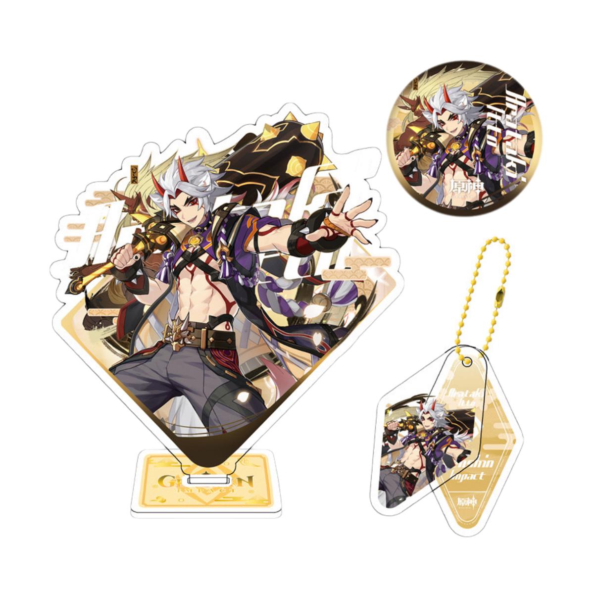Zllada Genshin Impact Figurines Character Standee Set - Anime Gift Ideal Gift Box Set for Fans Friends Gamer Book Lovers - Zllada