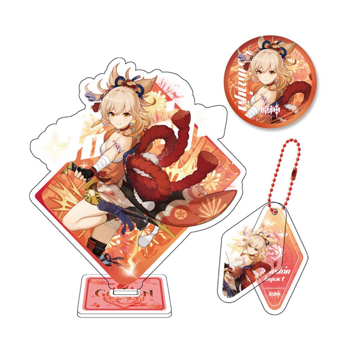 Zllada Genshin Impact Figurines Character Standee Set - Anime Gift Ideal Gift Box Set for Fans Friends Gamer Book Lovers - Zllada