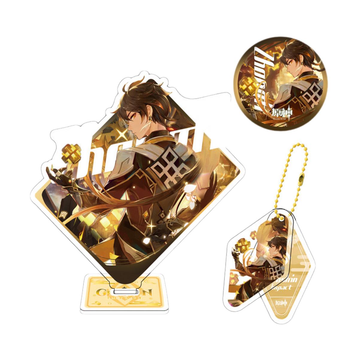 Zllada Genshin Impact Figurines Character Standee Set - Anime Gift Ideal Gift Box Set for Fans Friends Gamer Book Lovers - Zllada