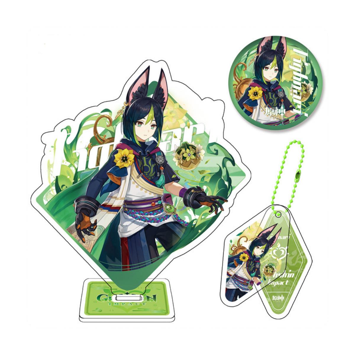 Zllada Genshin Impact Figurines Character Standee Set - Anime Gift Ideal Gift Box Set for Fans Friends Gamer Book Lovers - Zllada