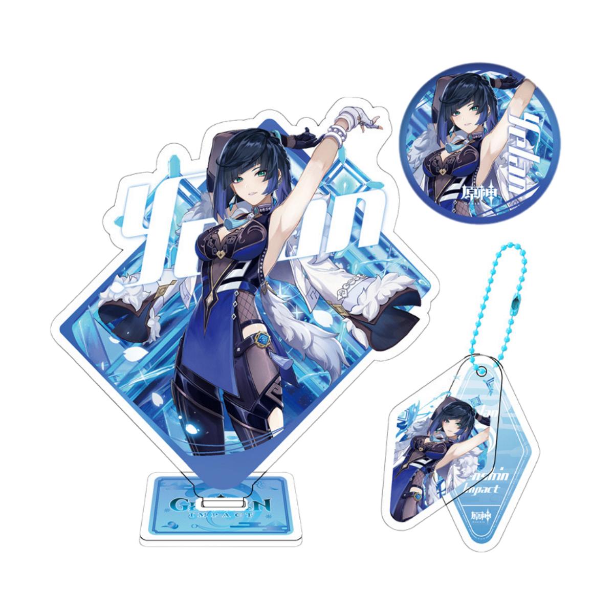 Zllada Genshin Impact Figurines Character Standee Set - Anime Gift Ideal Gift Box Set for Fans Friends Gamer Book Lovers - Zllada