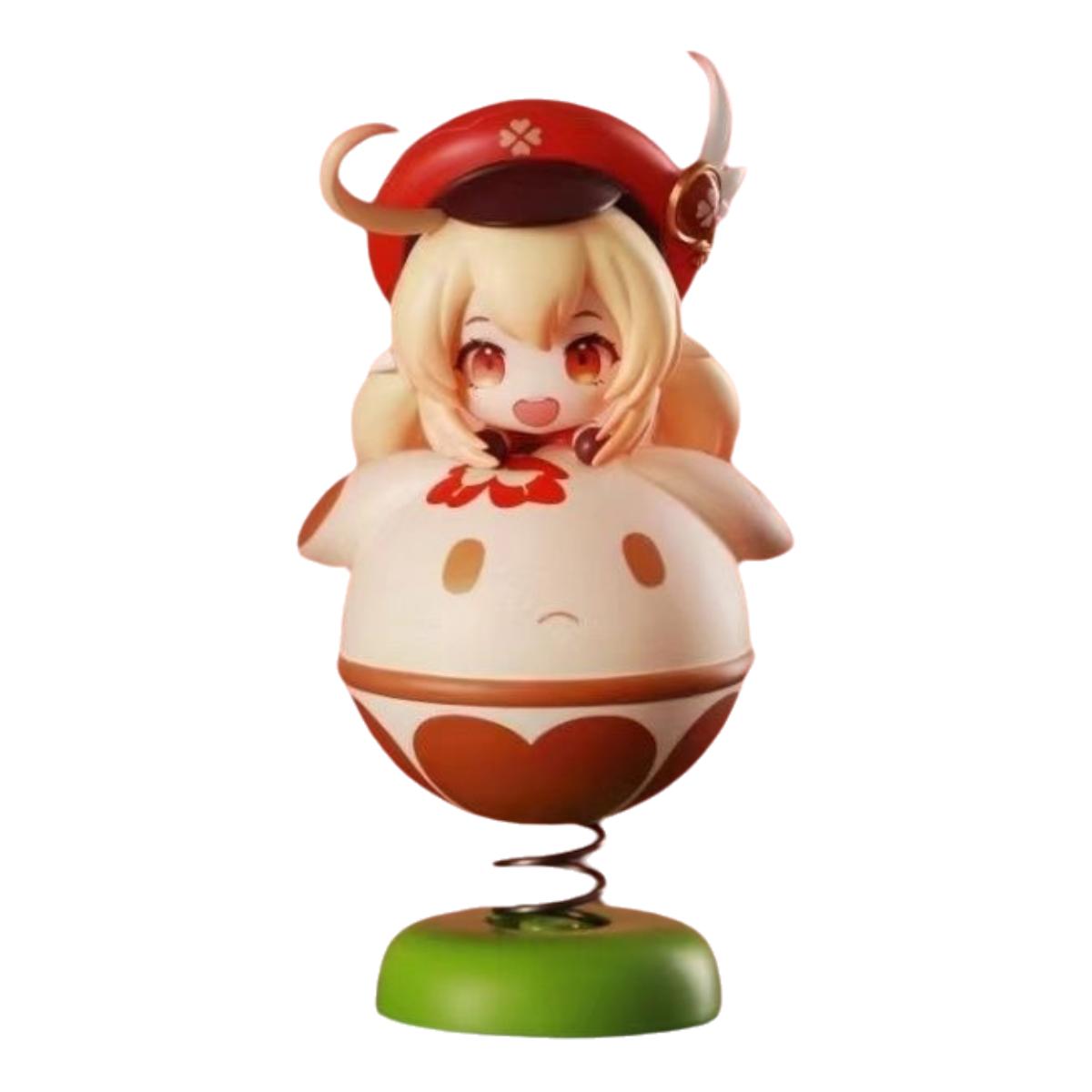 Furina Hu Tao Klee Genshin Figurines Desk & Car Ornament - Anime Chibi Bobble with 50 Stickers Gift - Zllada