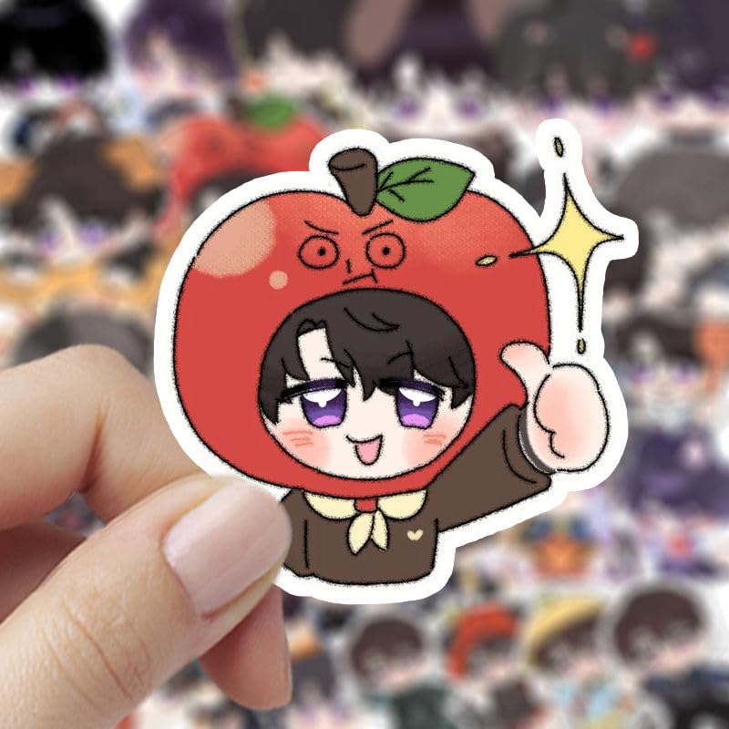 200 Pcs Caleb Love and Deepspace Stickers - Waterproof DIY Decals for Laptop, Fridge, Wall Decor Zayne Xavier Rafayel Sylus Caleb - Anime Fan Gift -Zllada