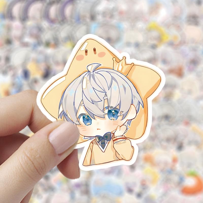 200 Pcs Caleb Love and Deepspace Stickers - Waterproof DIY Decals for Laptop, Fridge, Wall Decor Zayne Xavier Rafayel Sylus Caleb - Anime Fan Gift -Zllada