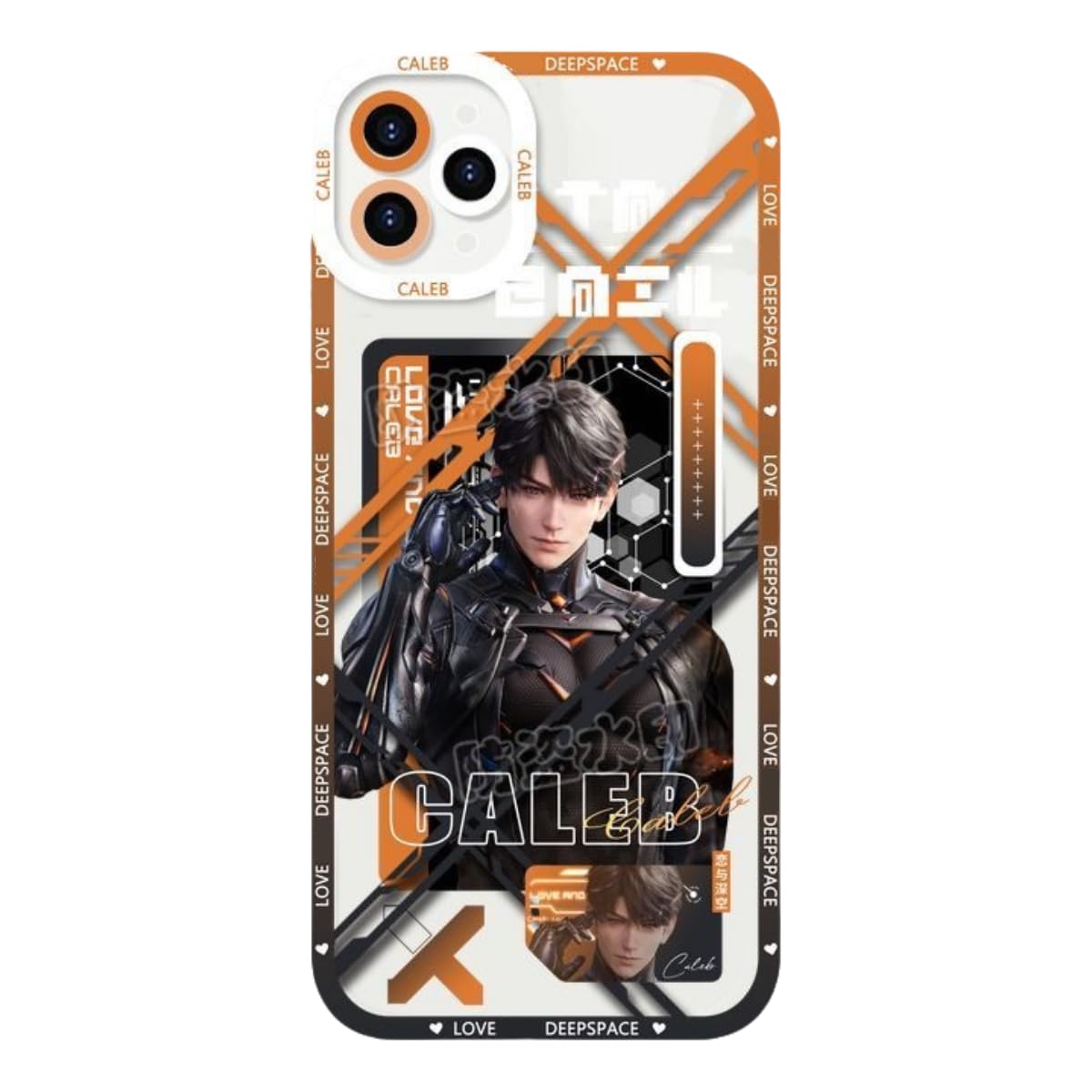 Love Deepspace Phone Case - Compatible with iPhone 16/15/14/13/12/11 Series – Zayne, Xavier, Rafayel & Sylus Cartoon Anime Clear Silicone Protective Cover Fan-Made Designs–Zouven