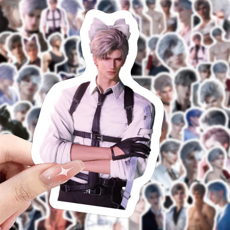 200 Pcs Caleb Love and Deepspace Stickers - Waterproof DIY Decals for Laptop, Fridge, Wall Decor Zayne Xavier Rafayel Sylus Caleb - Anime Fan Gift -Zllada