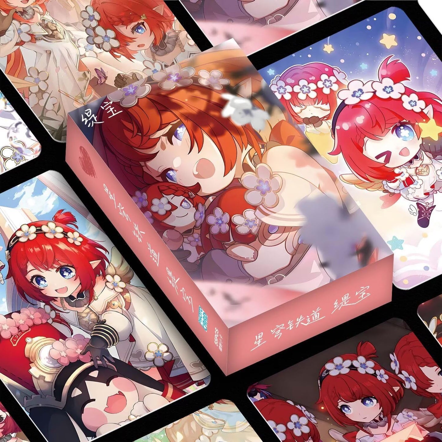 Zllada Honkai Star Rail Holographic Card Set - 55-Piece Holographic Trading Collector Set with Scratch-Resistant Sleeves for Fans and Gamers