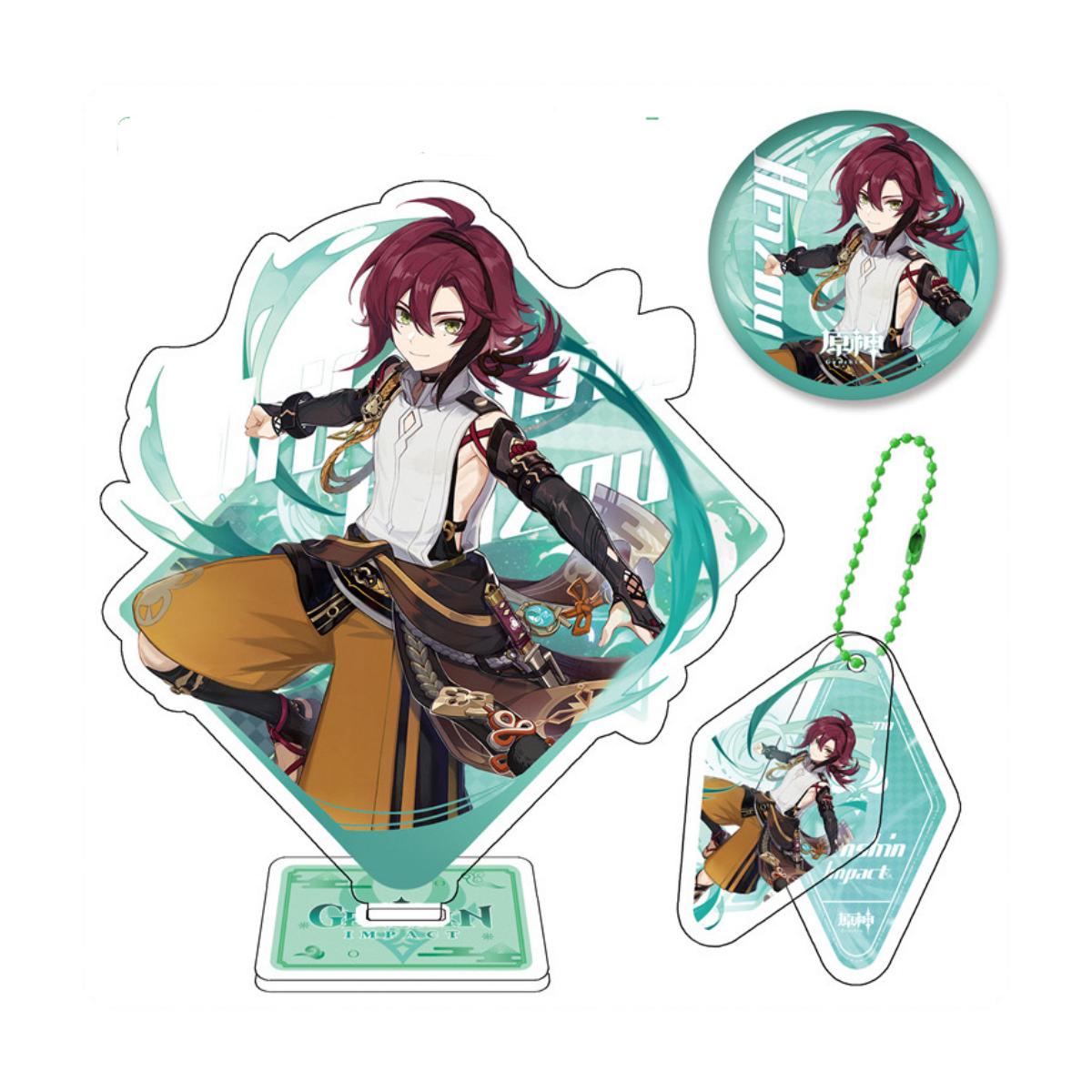 Zllada Genshin Impact Figurines Character Standee Set - Anime Gift Ideal Gift Box Set for Fans Friends Gamer Book Lovers - Zllada