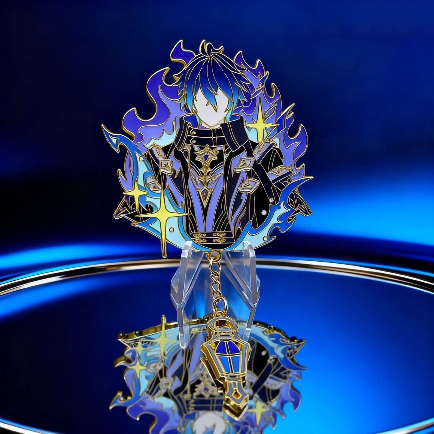 Flins Genshin Impact Character Pin Badges - Refrigerator Magnet Anime Game Merch Gift for Fans and Students - Zllada
