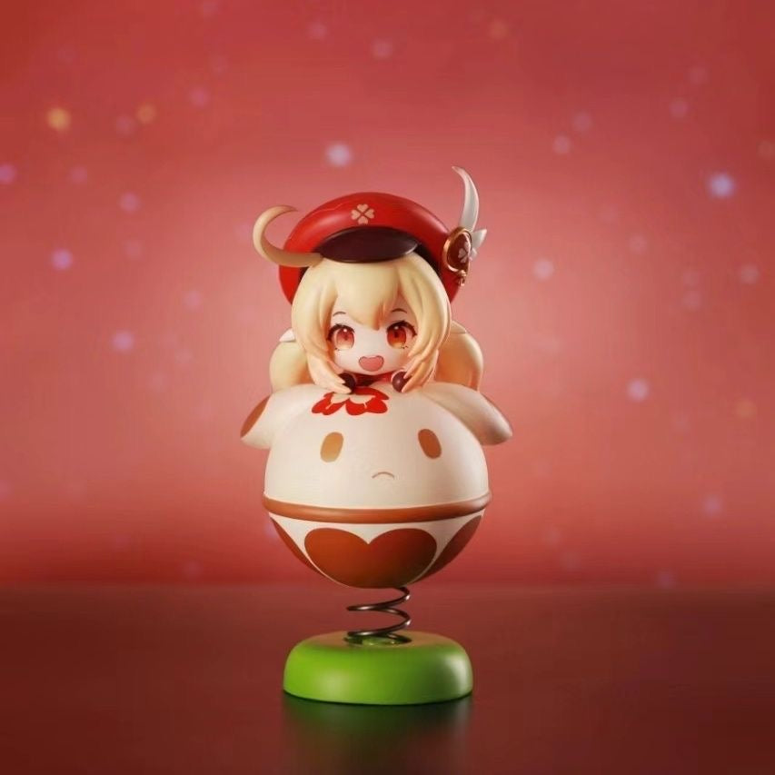 Zllada Furina Genshin Impact Figurines Desk Car Ornament - Anime Chibi Bobble