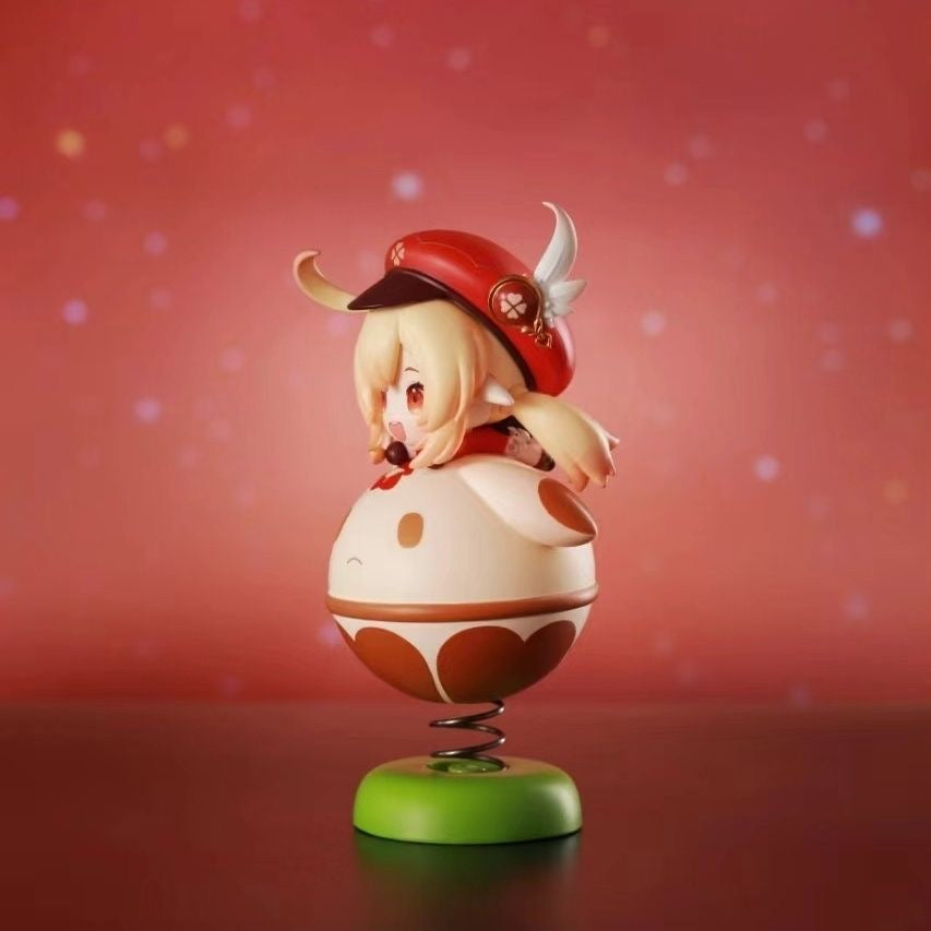 Zllada Furina Genshin Impact Figurines Desk Car Ornament - Anime Chibi Bobble