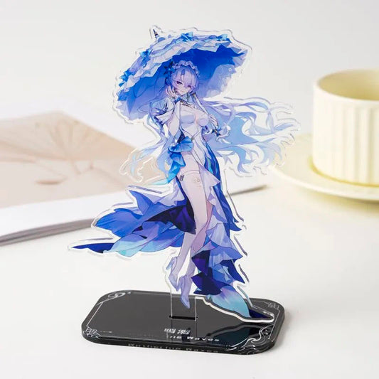 Carlotta Roccia Phoeb Wuthering WuWa Waves Acrylic Standee Merch - 15cm Acrylic Stand Figure for Desk Display - Desktop Decoration, Collection & Gift