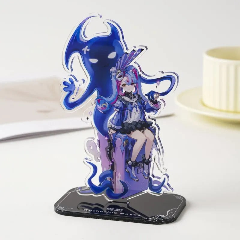 Carlotta Roccia Phoeb Wuthering WuWa Waves Acrylic Standee Merch - 15cm Acrylic Stand Figure for Desk Display - Desktop Decoration, Collection & Gift