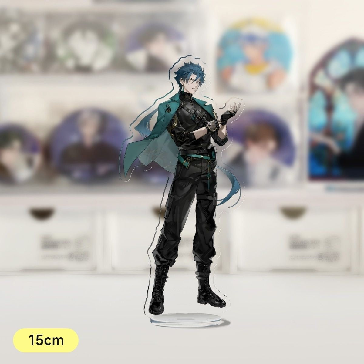 Jinhsi Wuthering WuWa Waves Acrylic Standee Merch - 15cm Acrylic Stand Figure for Desk Display - Desktop Decoration, Collection & Gift