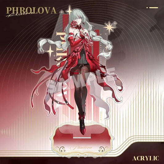 Cartethyia Wuthering WuWa Waves Acrylic Standee Merch - 15cm Acrylic Stand Figure for Desk Display - Desktop Decoration, Collection & Gift