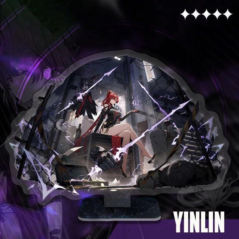 Phrolova Augusta Luno Wuthering WuWa Waves Acrylic Standee Merch - 15cm Acrylic Stand Figure for Desk Display - Desktop Decoration, Collection & Gift