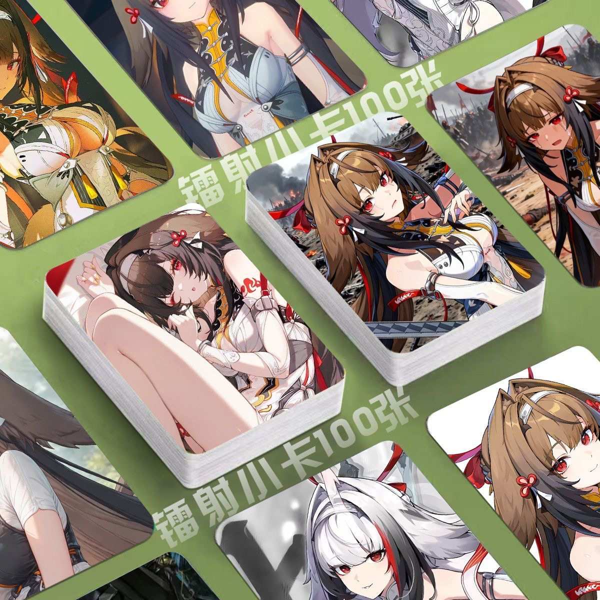 ZZZ Zone Zero Cards Merch Set - 50 Pcs Holographic Trading Collector Set for Fans and Gamers