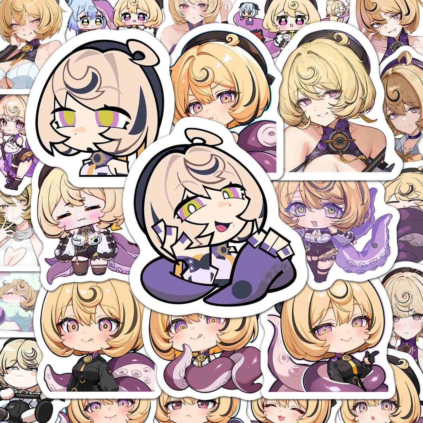Yidhari ZZZ Zone Zero 60 PCS Stickers - Anime Fan Gifts -Zllada