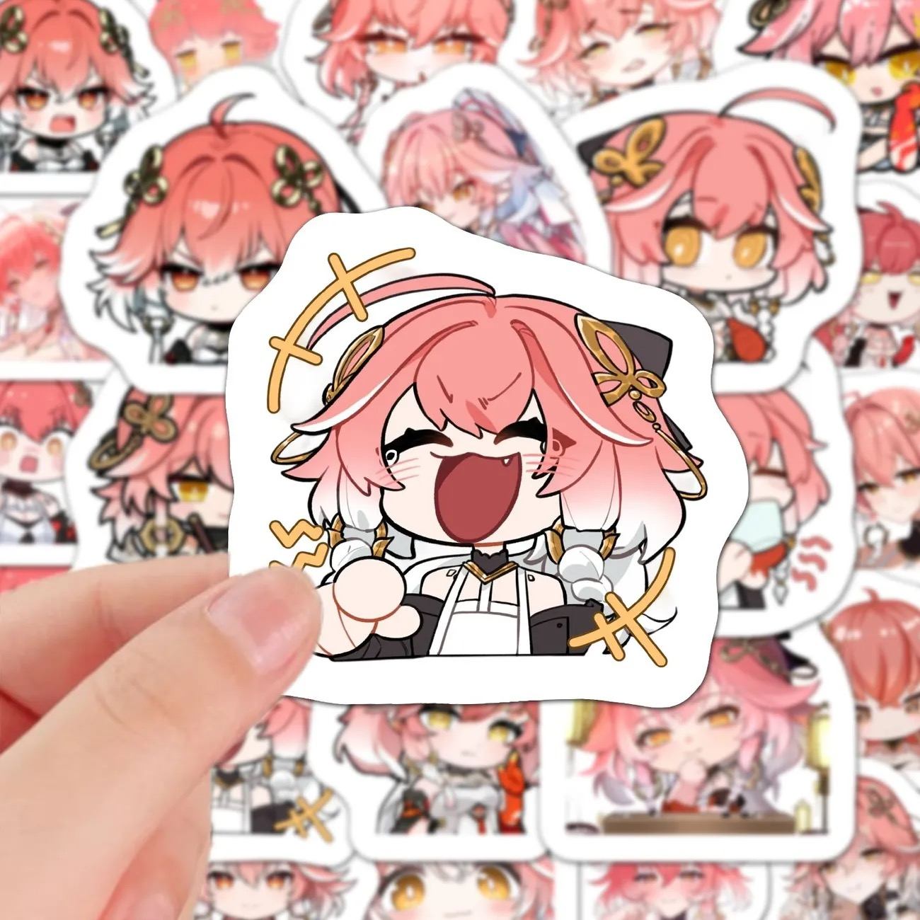 Wuthering WuWa Waves 60 PCS Stickers - Anime Fan Gifts -Zllada