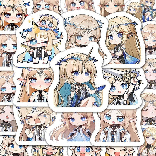 Cartethyia Wuthering WuWa Waves 60 PCS Stickers - Anime Fan Gifts -Zllada