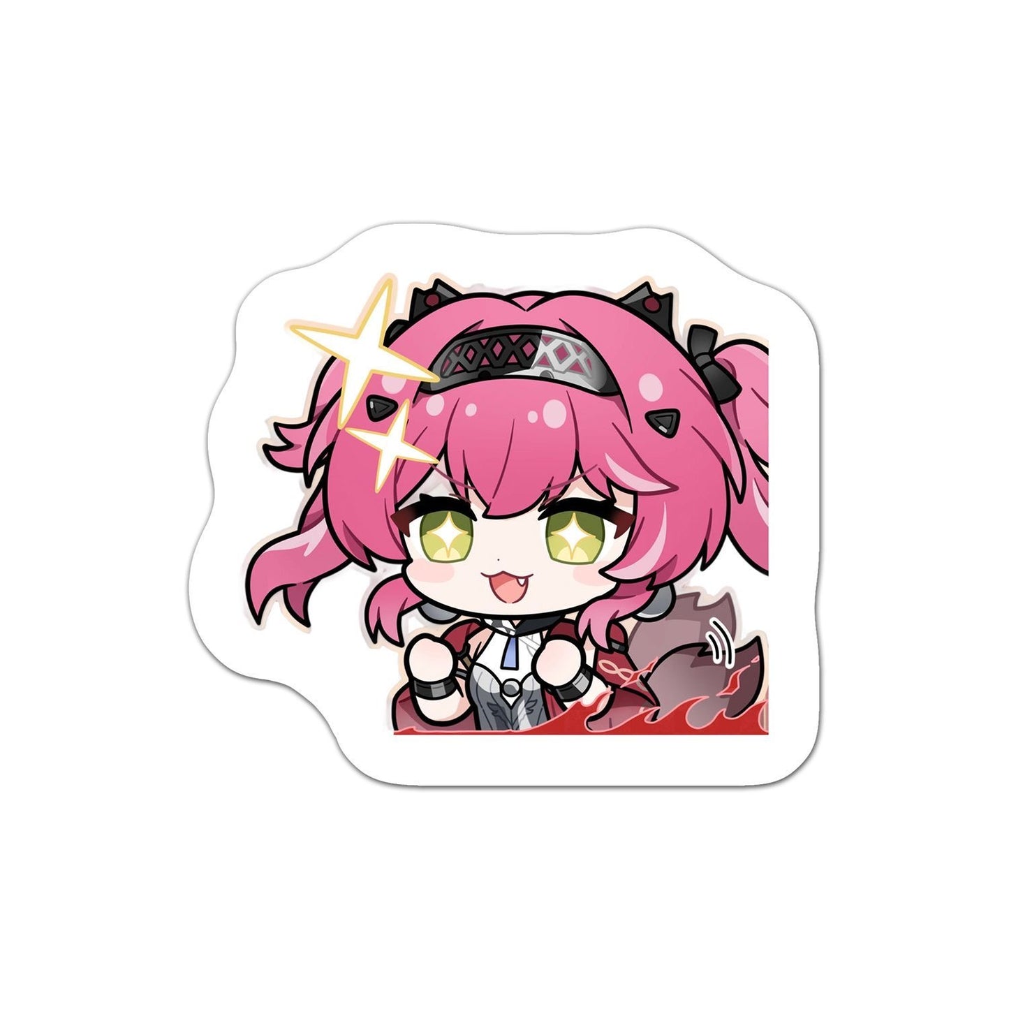 Lupa Wuthering WuWa Waves 60 PCS Stickers - Anime Fan Gifts -Zllada