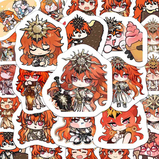 Augusta Wuthering WuWa Waves 60 PCS Stickers - Anime Fan Gifts -Zllada
