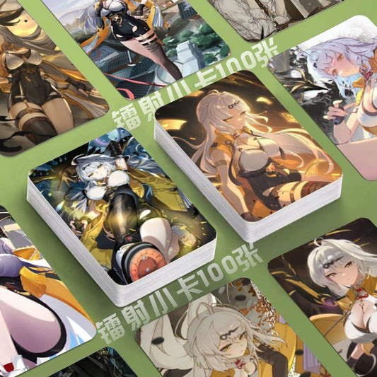Yixuan Zenless Zone Zero Card Merch Set - 50 Pcs Holographic Trading Collector Set for Fans and Gamers - Zllada