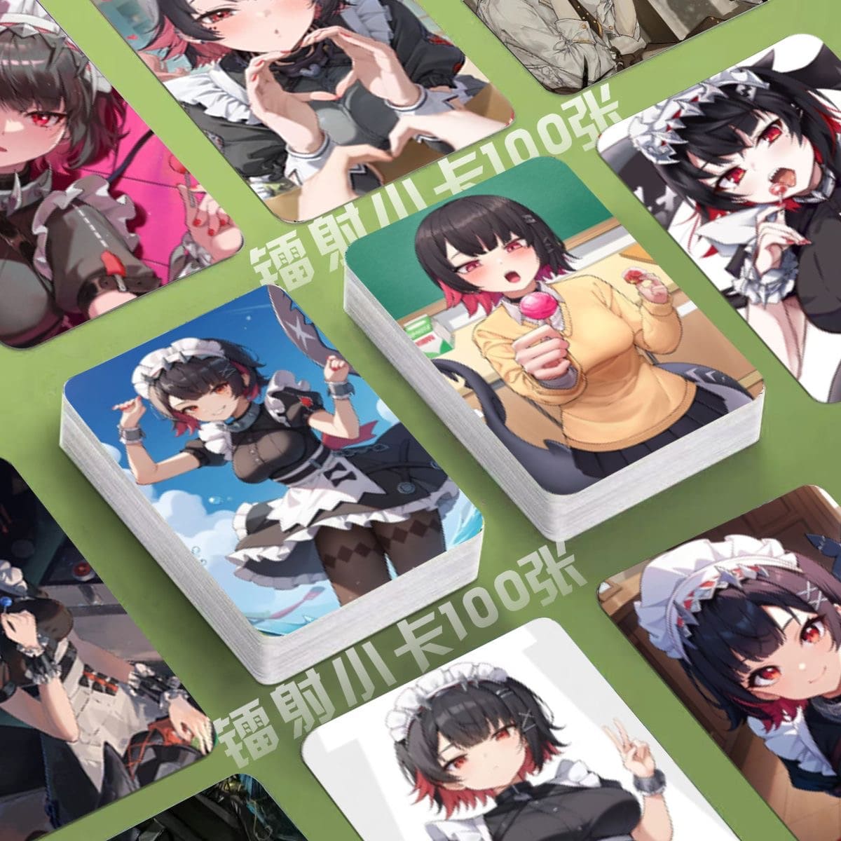 Zenless Zone Zero Card Merch Set - 50 Pcs Holographic Trading Collector Set for Fans and Gamers