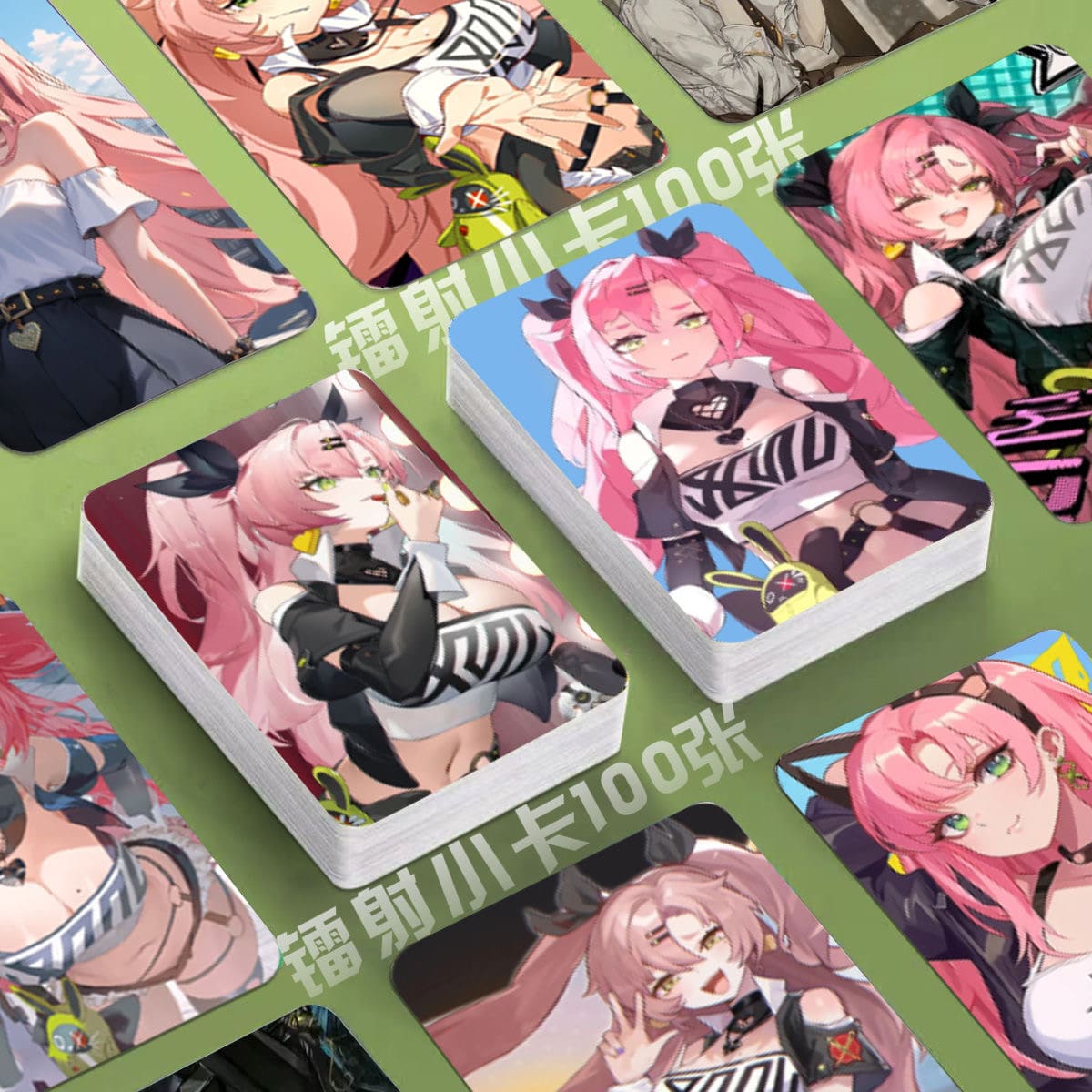 Zenless Zone Zero Card Merch Set - 50 Pcs Holographic Trading Collector Set for Fans and Gamers