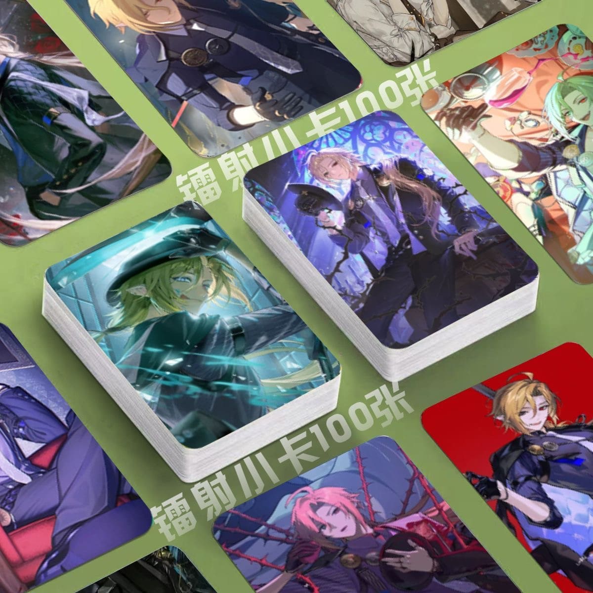 Zenless Zone Zero Card Merch Set - 50 Pcs Holographic Trading Collector Set for Fans and Gamers