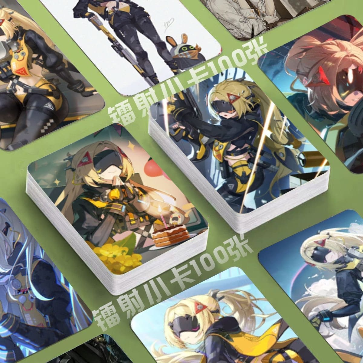 Zenless Zone Zero Card Merch Set - 50 Pcs Holographic Trading Collector Set for Fans and Gamers