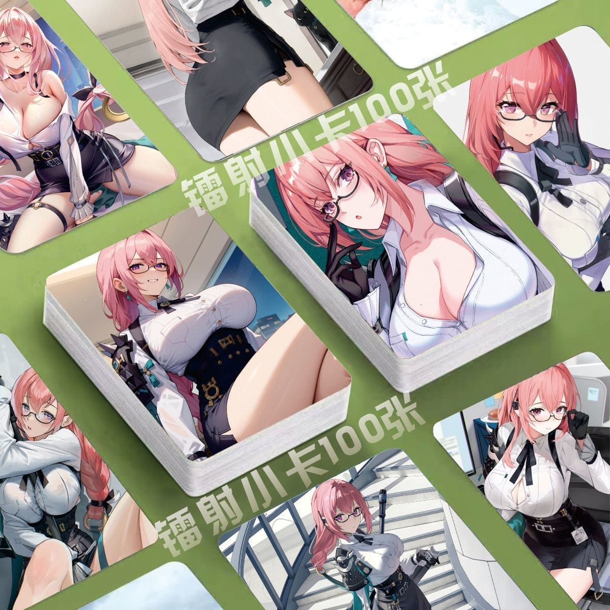 Zenless Zone Zero Card Merch Set - 50 Pcs Holographic Trading Collector Set for Fans and Gamers