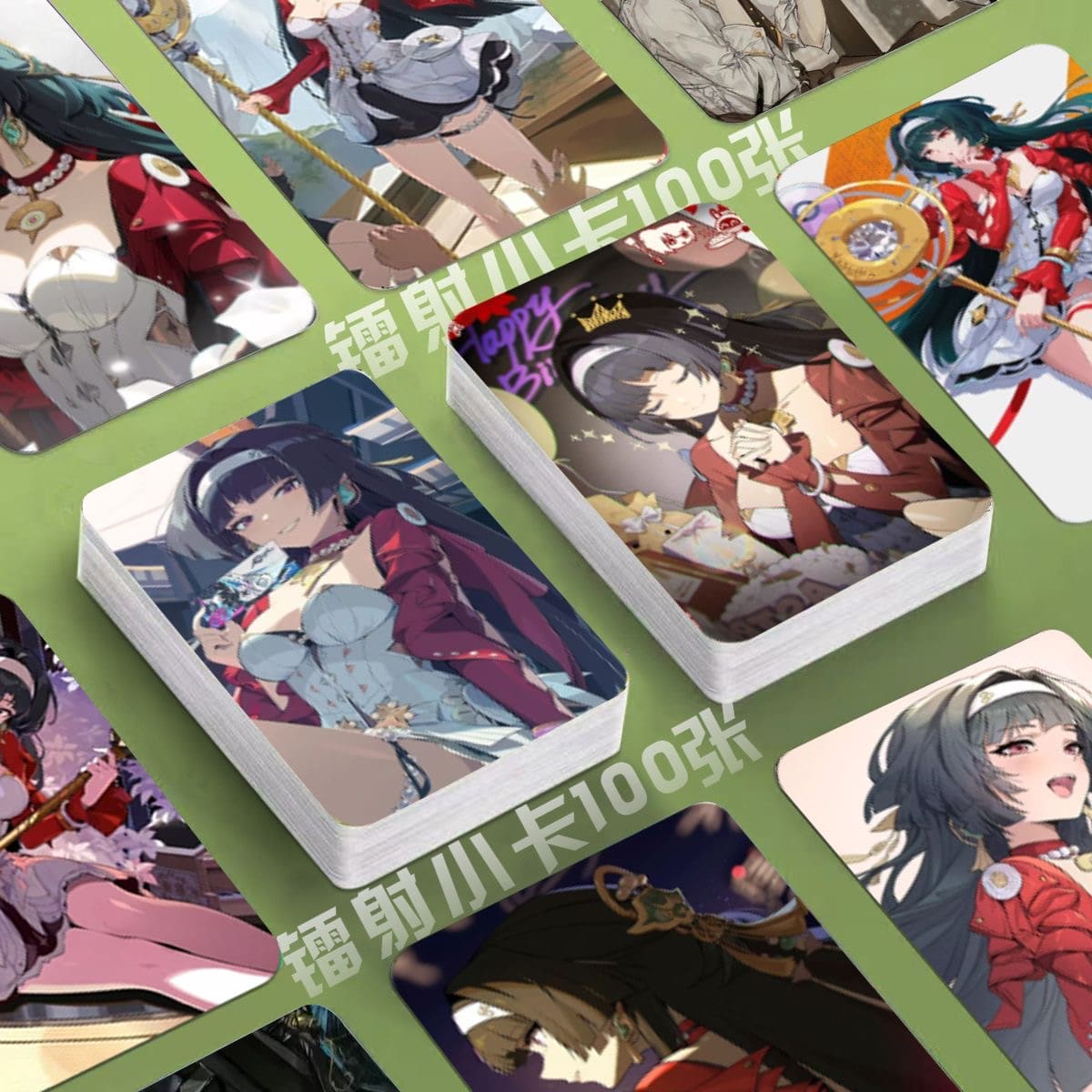Zenless Zone Zero Card Merch Set - 50 Pcs Holographic Trading Collector Set for Fans and Gamers