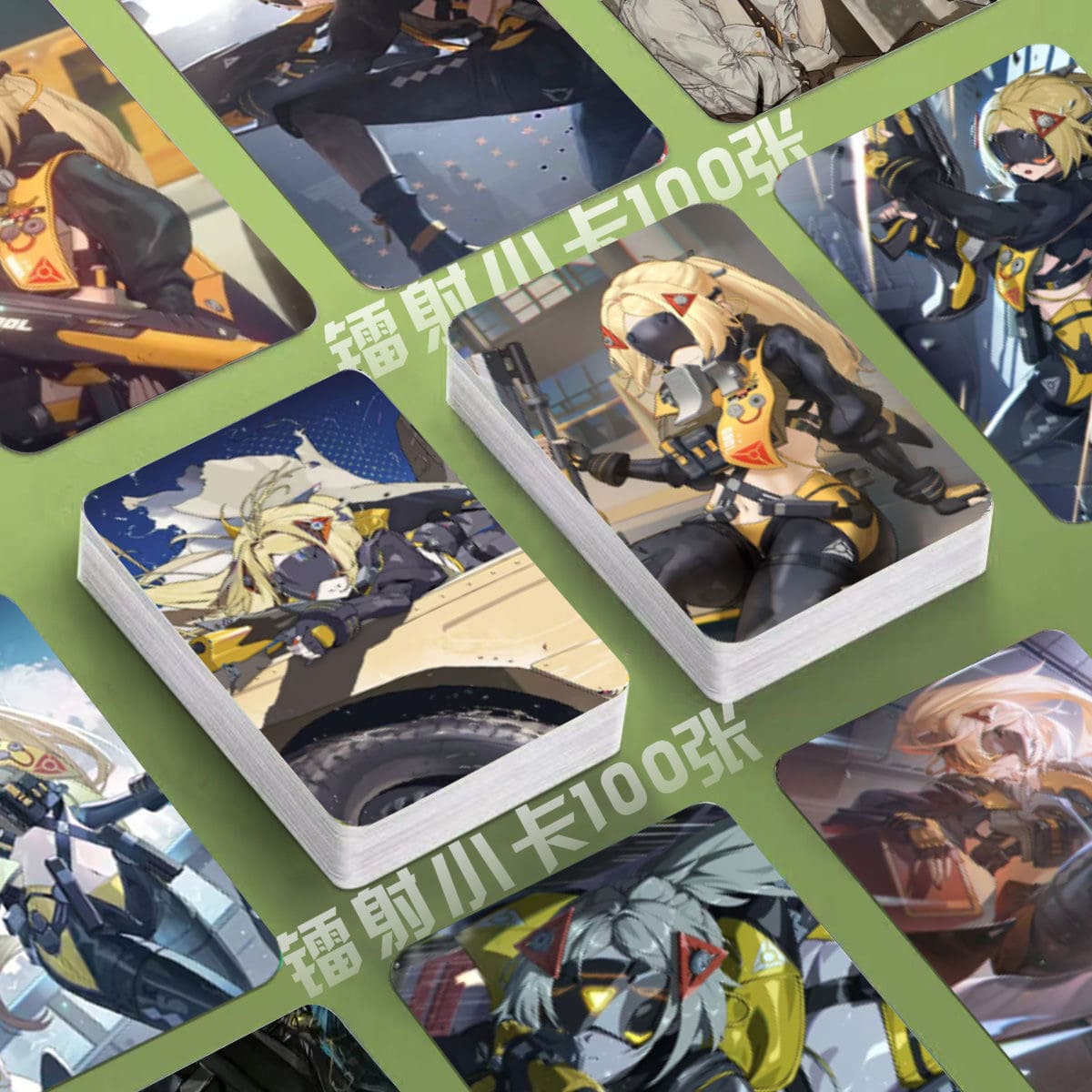 Zenless Zone Zero Card Merch Set - 50 Pcs Holographic Trading Collector Set for Fans and Gamers