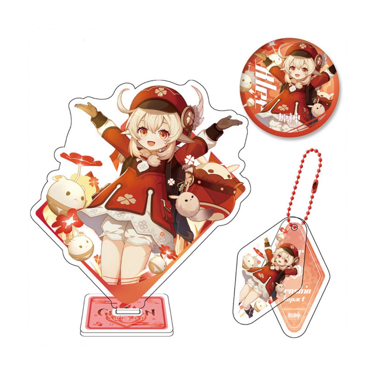 Zllada Genshin Impact Figurines Character Standee Set - Anime Gift Ideal Gift Box Set for Fans Friends Gamer Book Lovers - Zllada