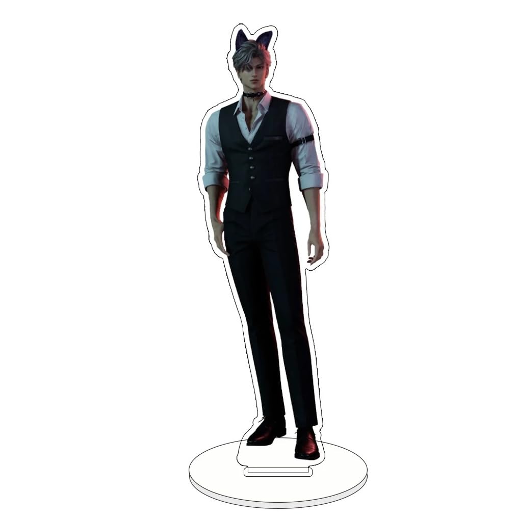 Sylus Love Deepspace Acrylic Standee - 10cm Character Figures (Zayne/Xavier/Rafayel/Sylus/Caleb) for Desk & Shelf Zouven