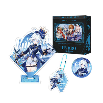 Genshin Figurines Character Standee Set - Anime Gift Ideal Gift Box Set for Fans Friends Gamer Book Lovers - Zllada