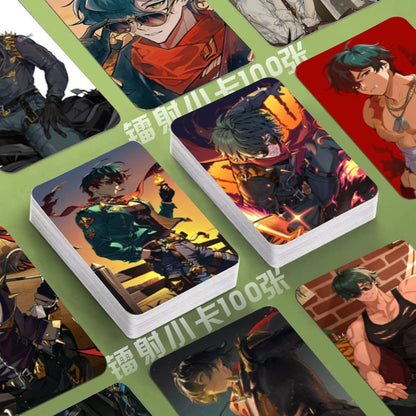 Zone Zero Cards Merch Set - 50 Pcs Holographic Trading Collector Set for Fans and Gamers