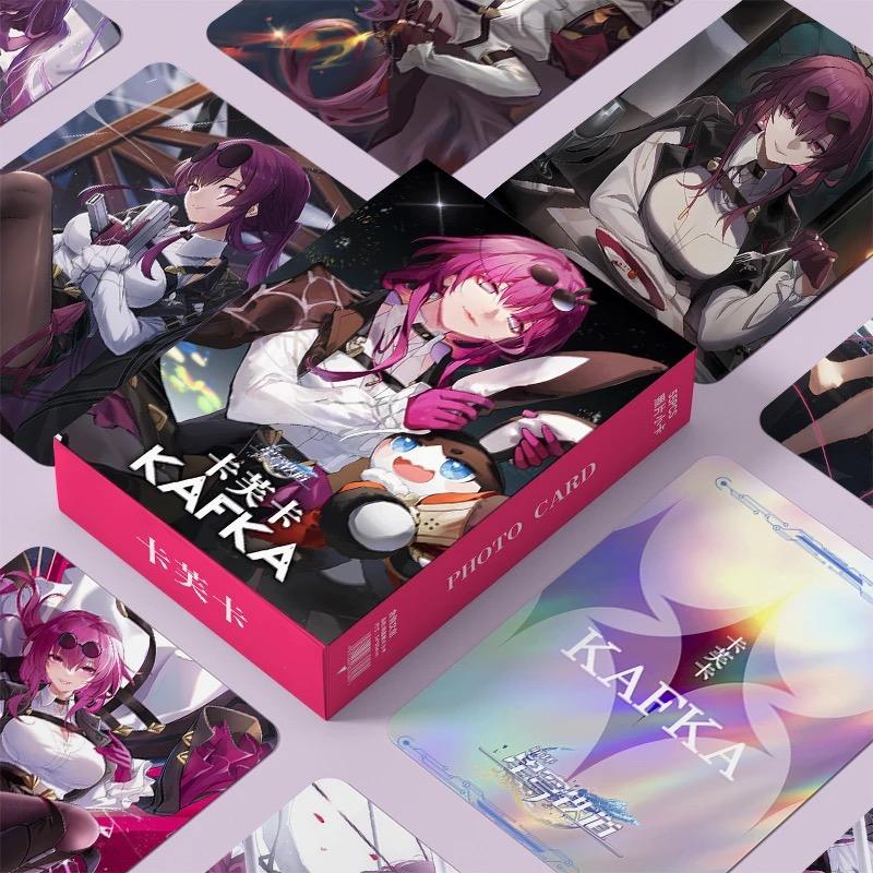 Zllada Honkai: Star Rail Holographic Card Set - 50-Piece Game-Themed Collectible Cards - Anime Style Collection for Fans and Gamers - Zllada