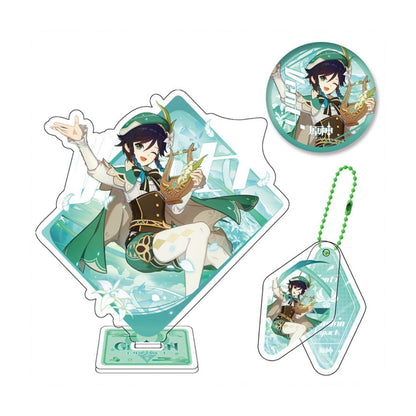 Genshin Figurines Character Standee Set - Anime Gift Ideal Gift Box Set for Fans Friends Gamer Book Lovers - Zllada