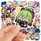 200 Pcs Genshin Impact Stickers - Waterproof DIY Decals for Laptop, Fridge, Wall Decor - Anime Fan Gift -Zllada