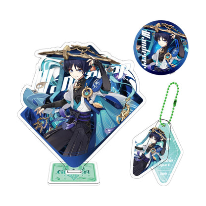 Genshin Figurines Character Standee Set - Anime Gift Ideal Gift Box Set for Fans Friends Gamer Book Lovers - Zllada