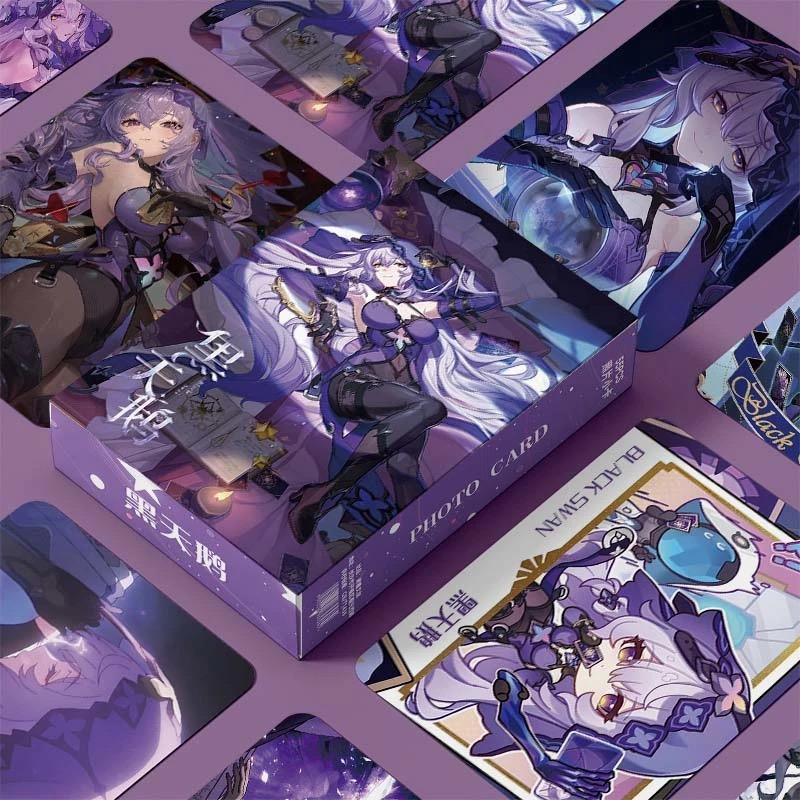 Zllada Honkai: Star Rail Holographic Card Set - 50-Piece Game-Themed Collectible Cards - Anime Style Collection for Fans and Gamers - Zllada