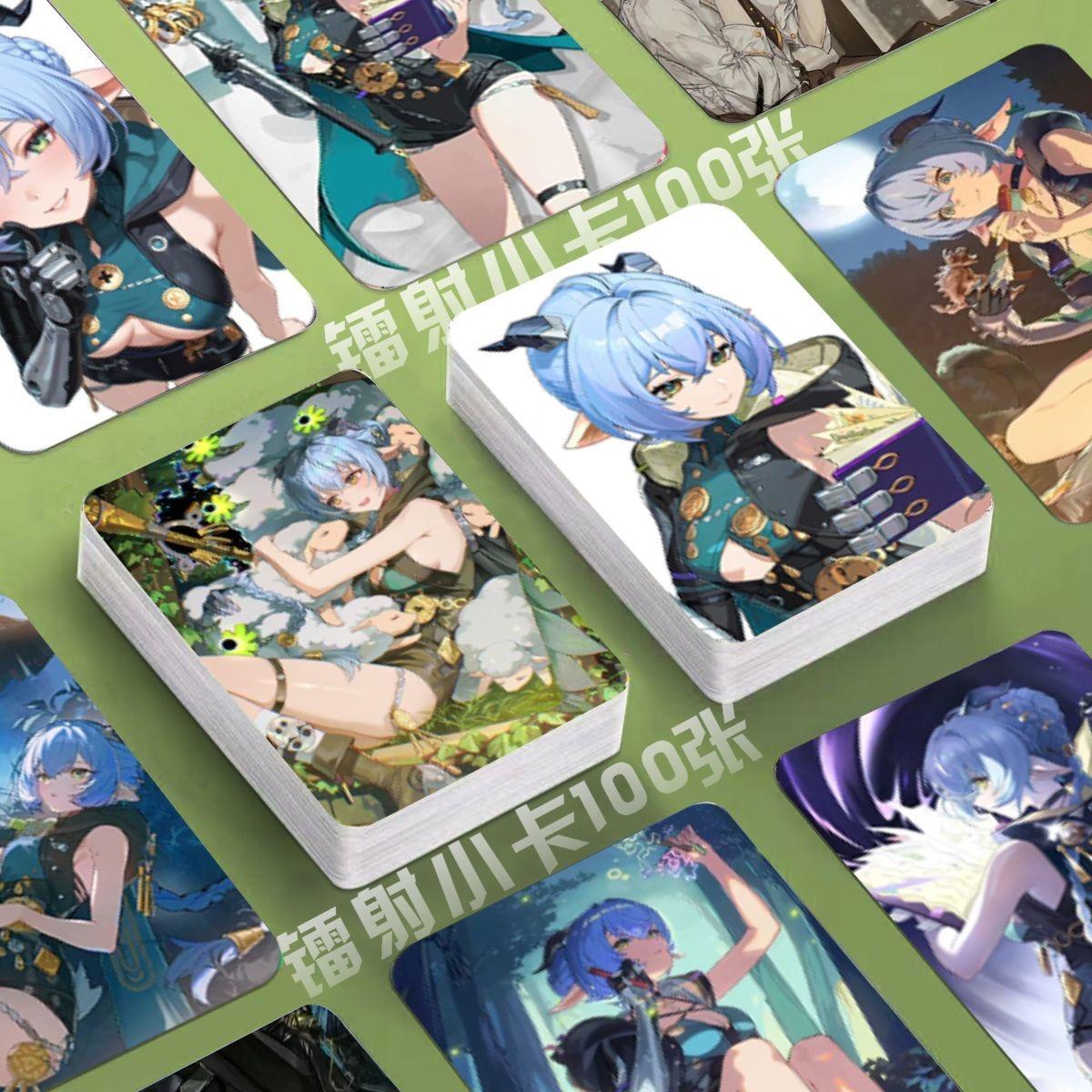 Zone Zero Cards Merch Set - 50 Pcs Holographic Trading Collector Set for Fans and Gamers