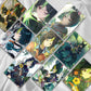 Genshin Holographic 50 Pcs Cards - 50 Anime-Style Collectible Cards for Fans and Gamers - Game-Themed Merchandise - Zllada