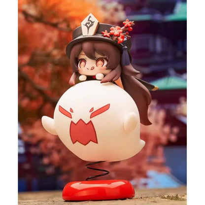 Furina Hu Tao Klee Genshin Figurines Desk & Car Ornament - Anime Chibi Bobble  with 50 Stickers Gift - Zllada
