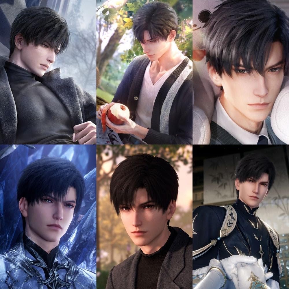 180 Pcs Love Deepspace Stickers - Waterproof DIY Decals for Laptop, Fridge, Wall Decor Zayne Xavier Rafayel Sylus Caleb - Fan Gift