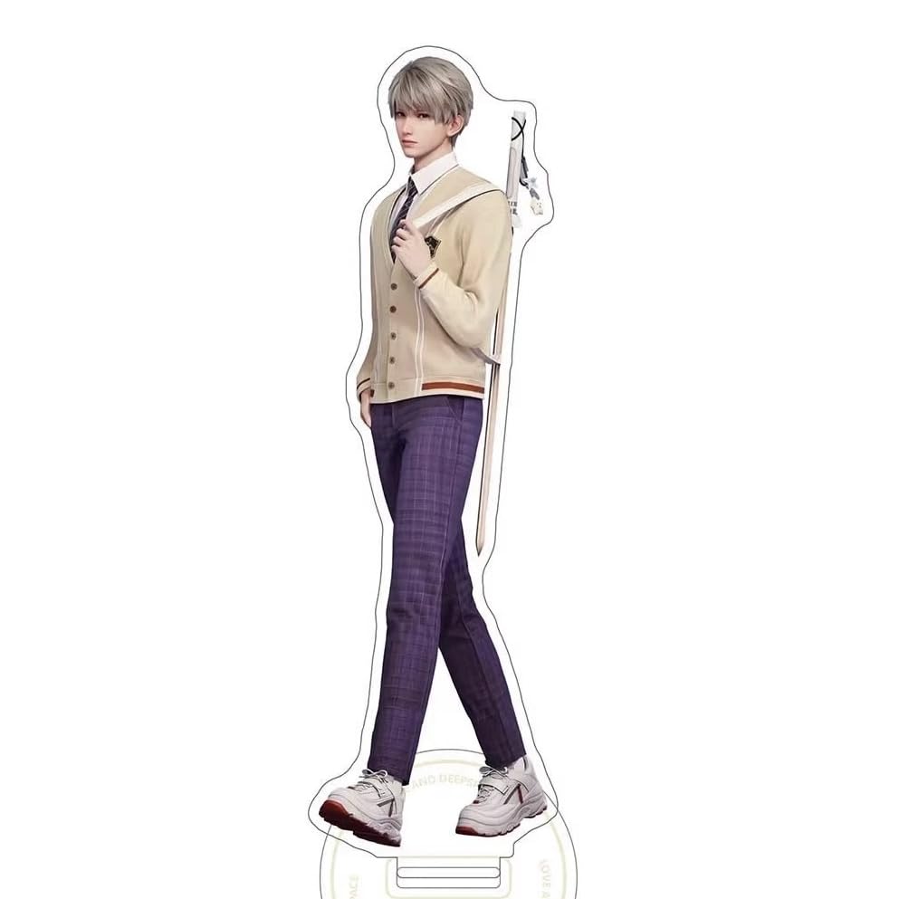 Love Deepspace Acrylic Standee - 10cm Zayne/Xavier/Rafayel/Sylus/Caleb 10cm - Desk Display Collected Decor - Zouven