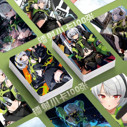 Zone Zero Cards Merch Set - 50 Pcs Holographic Trading Collector Set for Fans and Gamers