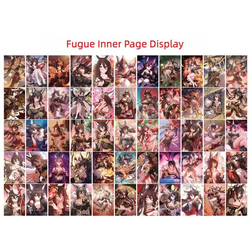 Star Rail  Holographic Card Set - 55-Piece Holographic Trading Collector Set with Scratch-Resistant Sleeves for Fans and Gamers